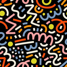 Load image into Gallery viewer, Navy Squiggle Collar